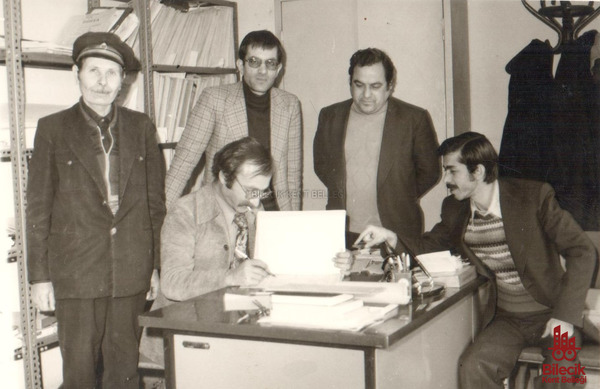 Bilecik Belediyesi Fen İşleri Müdürü Mustafa Şahin Belediye Personelleriyle