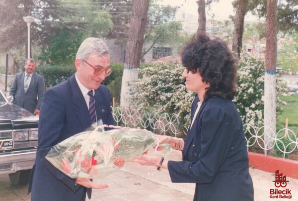 Dönemin Devlet Bakanı Recep Ercüment Konukman'ın Bilecik Ziyareti 
