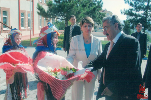 Dönemin İç İşleri Bakanı Abdülkadir Aksu'nun Bilecik Ziyareti 