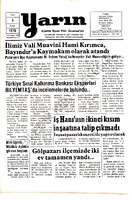 Yarın Gazetesi 5 Kasım 1976 Sayı 3465
