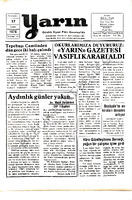 Yarın Gazetesi 17 Kasım 1976 Sayı 3475