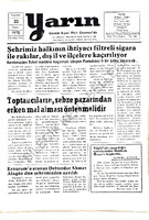 Yarın 22 Kasım 1976 Sayı 3479