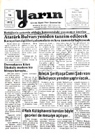 Yarın Gazetesi 14 Aralık 1976 Sayı 3495