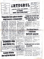 Ertuğrul Gazetesi 09 Ocak 1976 Sayı 2104