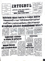 Ertuğrul Gazetesi 6 Aralık 1975 Sayı 2084
