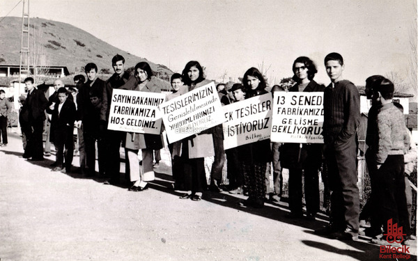 BİLKON Konserve Fabrikası İşçileri Bakan Karşılamasında