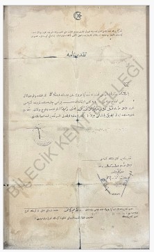Mustafa Kemal Atatürk Islak İmzalı Takdirname
