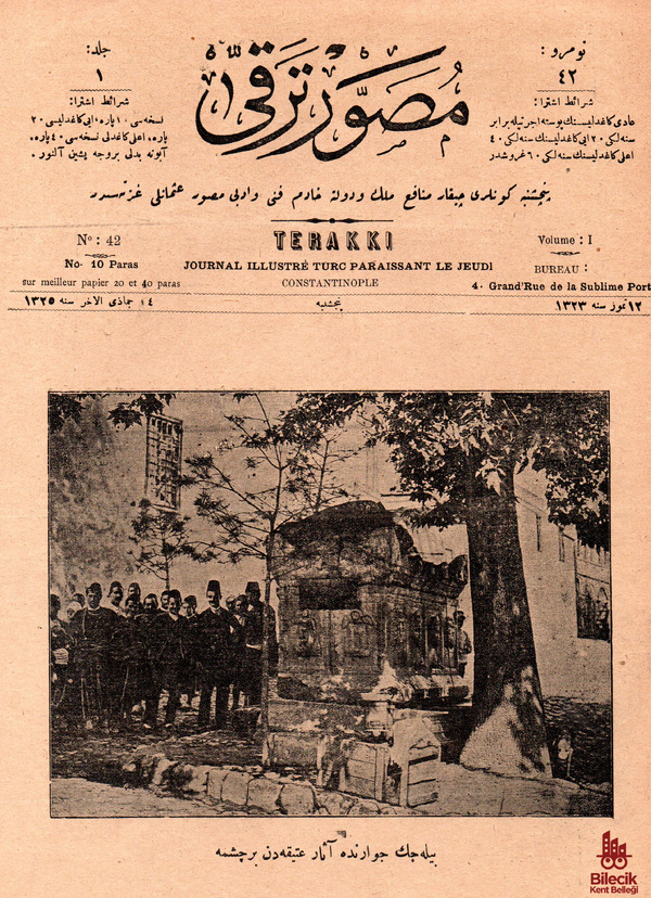 Kulaklıtaş Çeşmesi Dergi Kapağında 