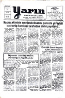 Yarın Gazetesi 27 Kasım 1975 Sayı 3196