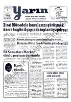 Yarın Gazetesi 5 Ekim 1978 Sayı 4047