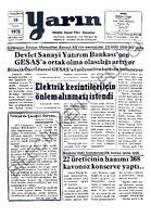 Yarın Gazetesi 19 Ekim 1978 Sayı 4059