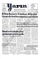 Yarın Gazetesi 20 Ekim 1978 Sayı 4060