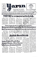Yarın Gazetesi 22 Ekim 1978 Sayı 4061