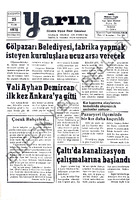 Yarın Gazetesi 25 Ekim 1978 Sayı 4064