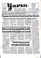 Yarın Gazetesi 5 Kasım 1978 Sayı 4073