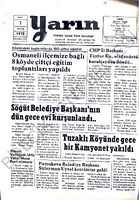 Yarın Gazetesi 7 Kasım 1978 Sayı 4075