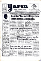 Yarın Gazetesi 24 Kasım 1978 Sayı 4087