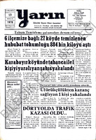 Yarın Gazetesi 13 Aralık 1978 Sayı 4103