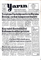Yarın Gazetesi 28 Aralık 1978 Sayı 4116