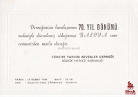 Türkiye Yardım Sevenler Derneği’nin 70. Yıl Dönümü Balosu