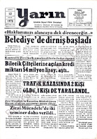 Yarın Gazetesi 12 Ocak 1979 Sayı 4129