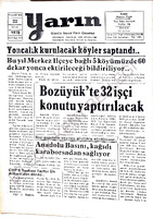 Yarın Gazetesi 22 Ocak 1979 Sayı 4137