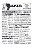 Yarın Gazetesi 23 Ocak 1979 Sayı 4138
