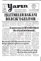 Yarın Gazetesi 27 Ocak 1979 Sayı 4142