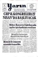 Yarın Gazetesi 31 Ocak 1979 Sayı 4145