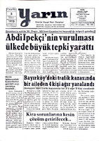 Yarın Gazetesi 3 Şubat 1979 Sayı 4148