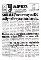 Yarın Gazetesi 9 Şubat 1979 Sayı 4153