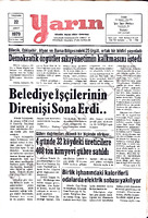 Yarın Gazetesi 22 Şubat 1979 Sayı 4164