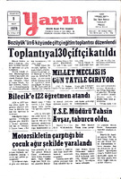 Yarın Gazetesi 5 Mart 1979 Sayı 4174