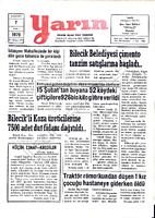 Yarın Gazetesi 7 Mart 1979 Sayı 4176
