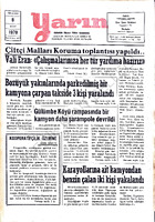 Yarın Gazetesi 8 Mart 1979 Sayı 4177
