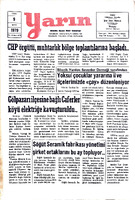 Yarın Gazetesi 9 Mart 1979 Sayı 4178
