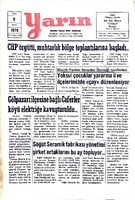 Yarın Gazetesi 9 Mart 1979 Sayı 4178