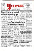 Yarın Gazetesi 16 Mart 1979 Sayı 4184