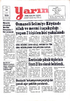 Yarın Gazetesi 23 Mart 1979 Sayı 4190