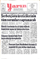 Yarın Gazetesi 27 Nisan 1979 Sayı 4220