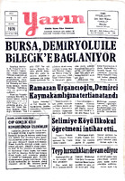 Yarın Gazetesi 1 Mayıs 1979 Sayı 4223