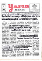Yarın Gazetesi 14 Mayıs 1979 Sayı 4234