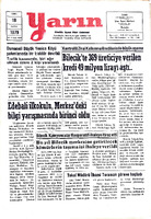 Yarın Gazetesi 18 Mayıs 1979 Sayı 4238