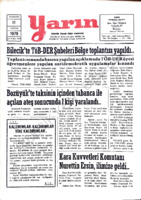 Yarın Gazetesi 11 Haziran 1979 Sayı 4258
