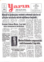 Yarın Gazetesi 12 Haziran 1979 Sayı 4259
