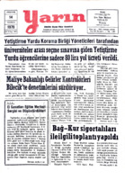 Yarın Gazetesi 14 Haziran 1979 Sayı 4261