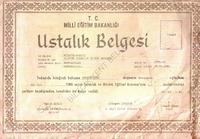 Dokumacı Ali Han'ın Ustalık Belgesi ve Dokumaları